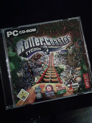 Roller Coaster Tycoon 3 Atari PC CD-ROM