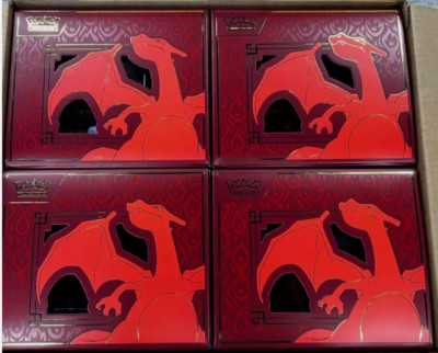 Pokemon TCG Charizard ex Super Premium Collection Box CASE (4 Boxes) Sealed
