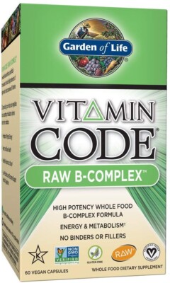 GARDEN OF LIFE, VITAMIN CODE RAW B-COMPLEX 60 Veg.Kapseln SUPER PREIS