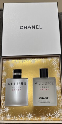 CHANEL ALLURE HOMME SPORT 3.4 oz Eau De Toilette + After Shave Lotion 3.4 oz NEW