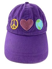 Peach Love Earth Adjustable Kid's Baseball Ball Cap Hat