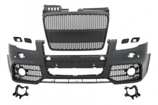 PARAURTI ANTERIORE RS4 LOOK CON GRIGLIA NERA LUCIDA AUDI A4 B7 04-07 NO PDC
