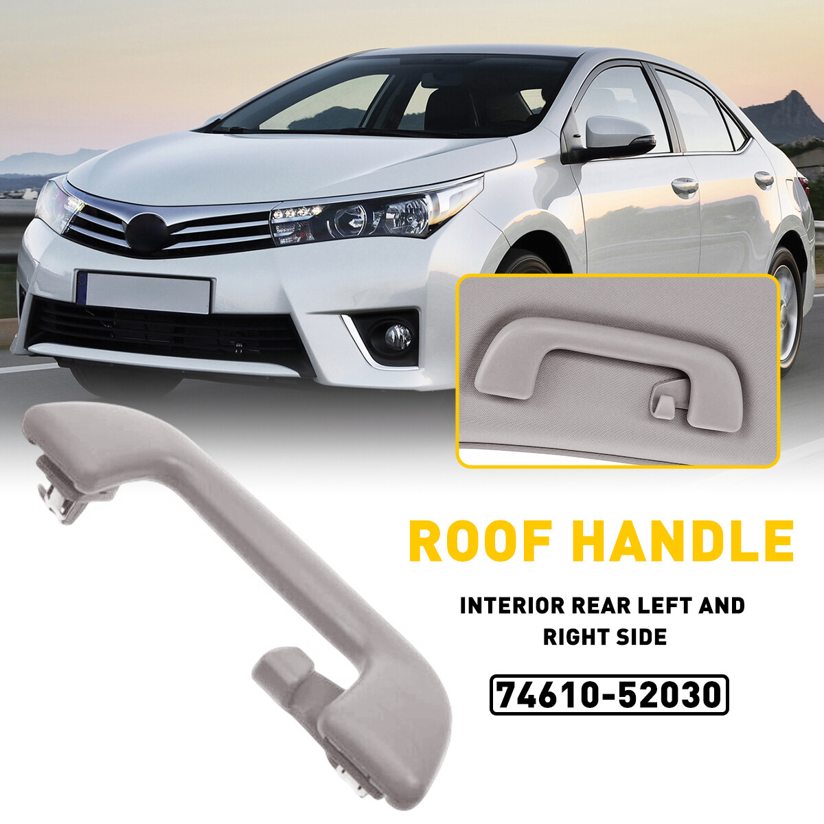 Rear Inner Roof Ceiling Pull Handle Grab For Toyota Highlander