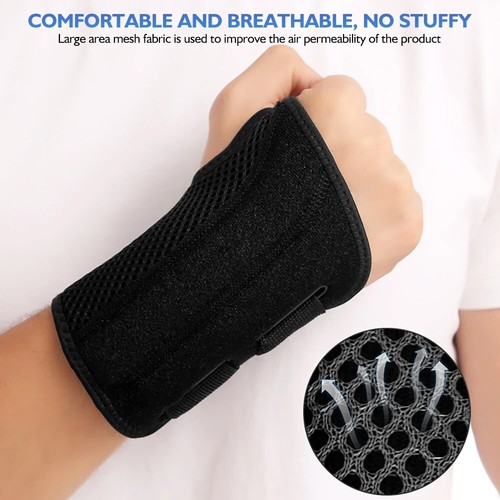 Wrist Support For Splint Carpal Tunnel Sprain Injury Pain Arthritis Brace Strap - Picture 6 of 21