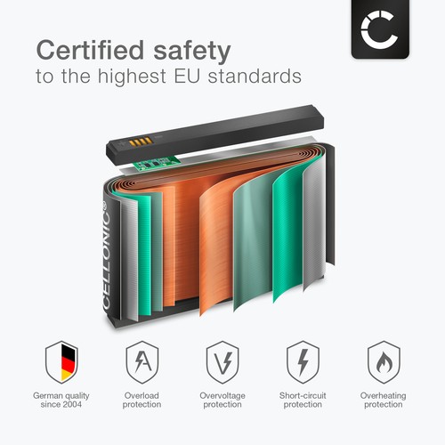 Akku für Amazon SL056ZE Fire HD 10 (2017) 6200mAh - Bild 4 von 7
