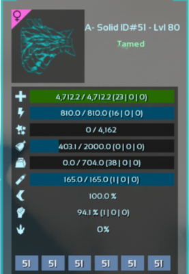 Ark Rock Drakes Solid TOP STATS ARK Survival Ascended ASA PVE - Foto 6