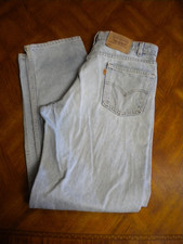 VINTAGE LEVIS 550 RELAXED FIT BLUE JEANS ORANGE TAB MENS 34 X 34 MADE IN USA