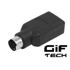 ADATTATORE DA PRESA USB A FEMMINA A SPINA PS/2 MASCHIO CONNETTORE TASTIERA MOUSE