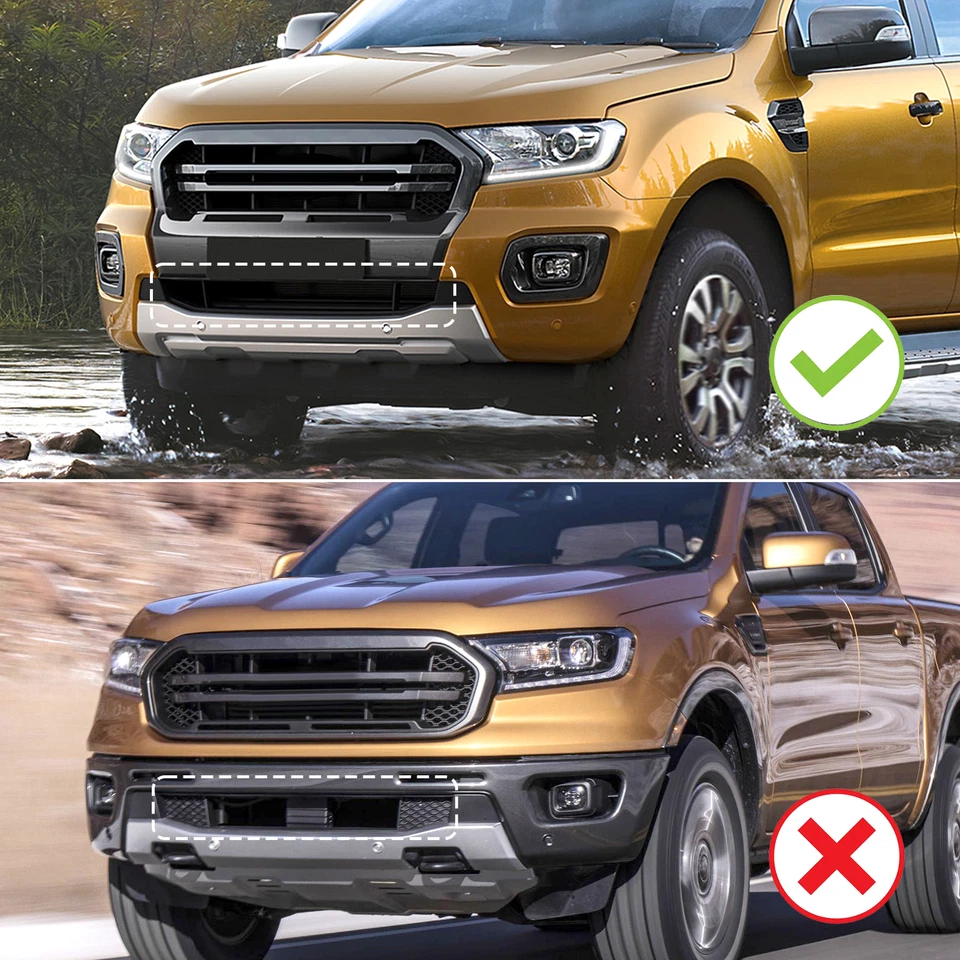 适用于福特 Ranger 2019 - 2022 下隐藏式保险杠格栅 120W LED 灯条+电线 — 第 2/4 张图片