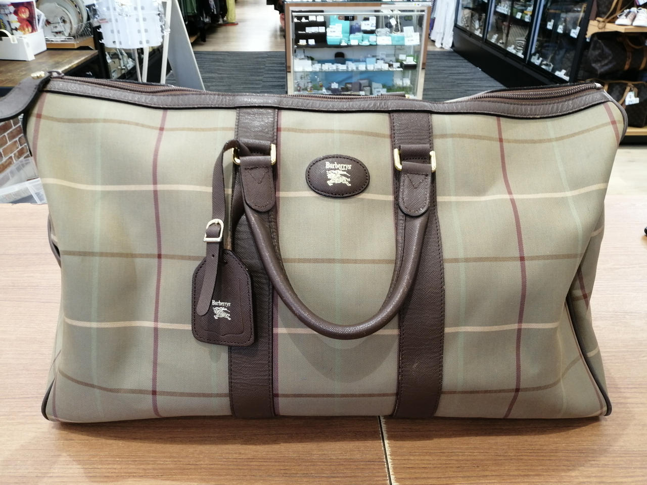 Boston bag  No.  Nova Check BURBERRYS 1210a