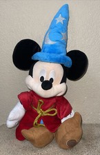 Disney Store Fantasia Mickey Mouse Plush Wizard 24  Stuffed Toy Large