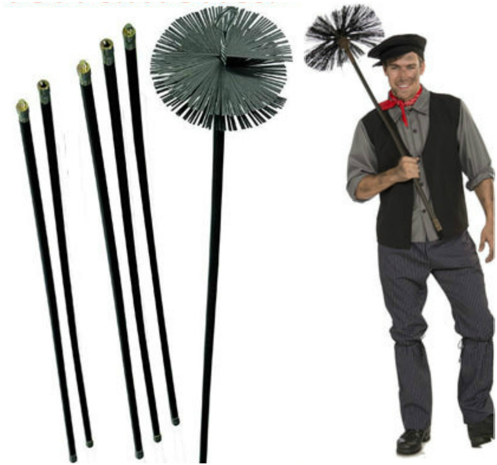 1PZ SPAZZACAMINO QUADRATO Cm. 40x40 - Foto 5