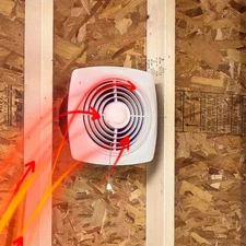 Broan-NuTone Through-The-Wall Ventilation Fan with On/Off Switch, 200 CFM, 8.5