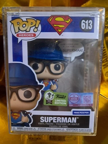 Funko Pop! Heroes Superman Comic Con Exclusive Legendary LE 1500 Pcs In Hand