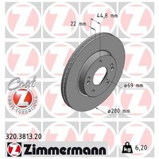 2x Bremsscheibe vorne für Hyundai Ioniq AE 26236769