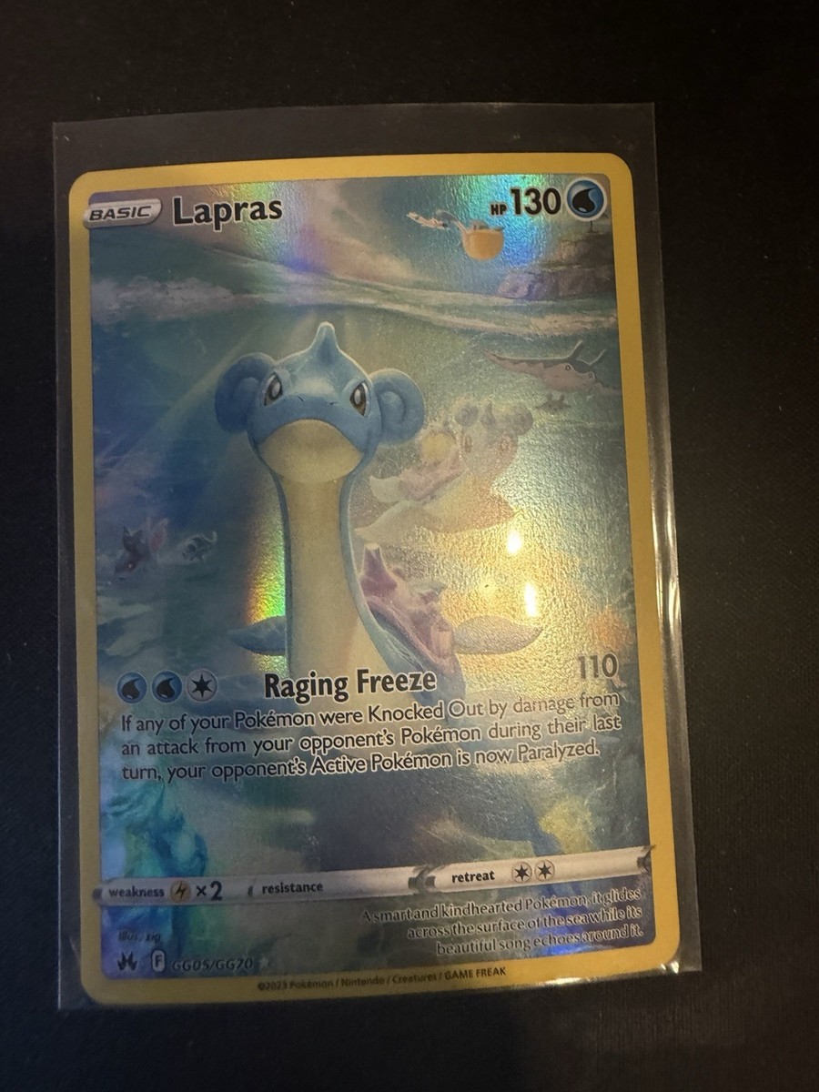 Pokmon TCG Lapras GG05/GG70 Crown Zenith Galarian Gallery 2023 Pokmon TCG Lapras GG05/GG70 Crown Zenith Galarian Gallery 2023