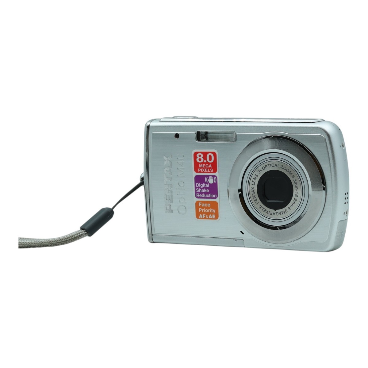 Pentax Optio M40 M 40 Digitalkompaktkamera mit Pentax Lens 8.0 MP