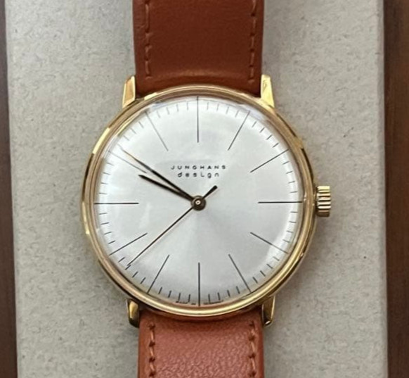 Junghans Max Bill 27.5730 Silver dial  Manual winding Watch 34mm from JP