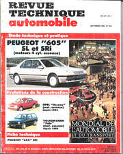 Revue technique Peugeot 605