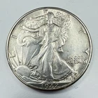 1942-D Walking Liberty Half Dollar 90% Silver 50c Denver Walker US Coin LUSTER!