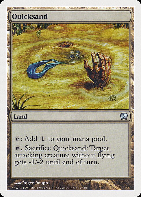 Quicksand NonFoil Ninth Edition 323 NM MTG