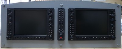 (2) Noble Flight Simulator G1000 Panel (Non-Touch) MFD + PFD + Audio Panel