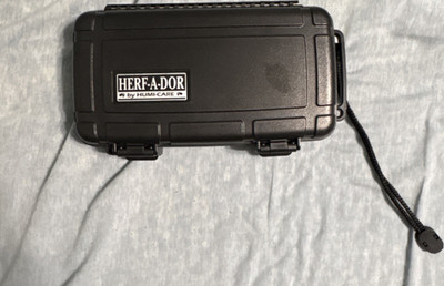 Herf-a-Dor Black Portable Cigar Travel Case