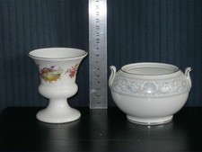 Wedgewood and Staffordshire pots.