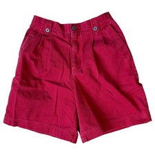 Liz Claiborne LIZSPORT Pleated Bermuda Shorts Women s Size 10 Cotton Vintage 90s