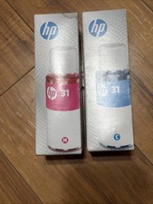 HP 31 70-ml Magenta Cyan Original Ink Bottle SEALED Exp 12/2021