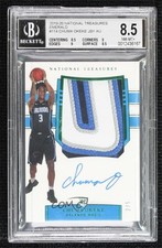 2019-20 National Treasures Rookie Emerald 2/5 Chuma Okeke BGS 8.5 Patch Auto ob9