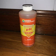 General Hydroponics Ph down Liquid Premium Buffering for Ph Stability, Quart