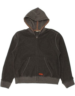 INVICTA Jungen Fleecejacke mit Kapuze 15-16 Jahre grau Polyester BZ79