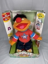 Fisher Price Sesame Street Ernie Old Mac Dancer Plush 2001 In Original Packaging