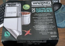 NEW Waring Commercial Spice Grinder WSG-30 S1-6