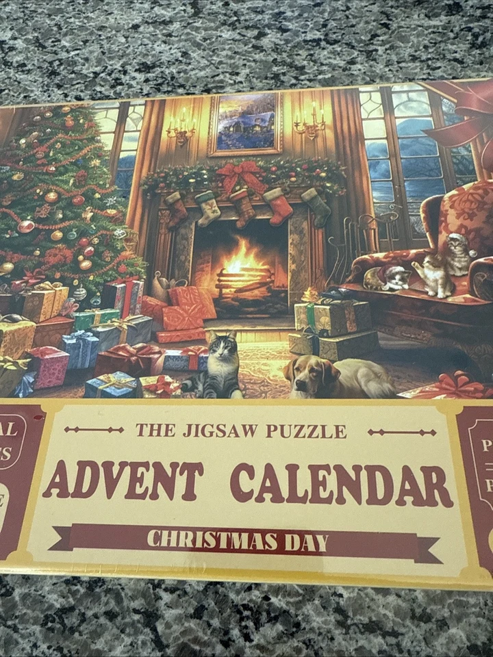 NEW- The Jigsaw Puzzle Advent Calendar Christmas Day 1008 Pieces Total - Image 4 of 4
