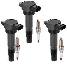 3x Ignition Coil & Iridium Spark Plug Kit For...
