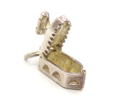 Exklusiver Bügeleisen Anhänger 835er Silber Schmuck Trachten Bettelarmband Charm