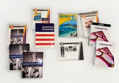 BJU Bob Jones 11th grade Bundle History Writing Literature Grammar Chemistry
