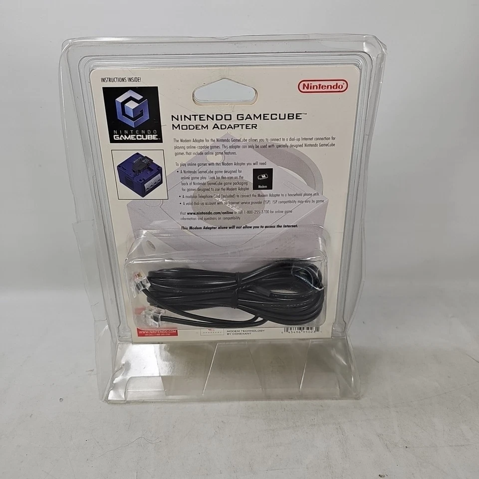 OEM Nintendo Gamecube Broadband Modem Adapter NEW SEALED Blister DOL-015 - Image 3 of 4