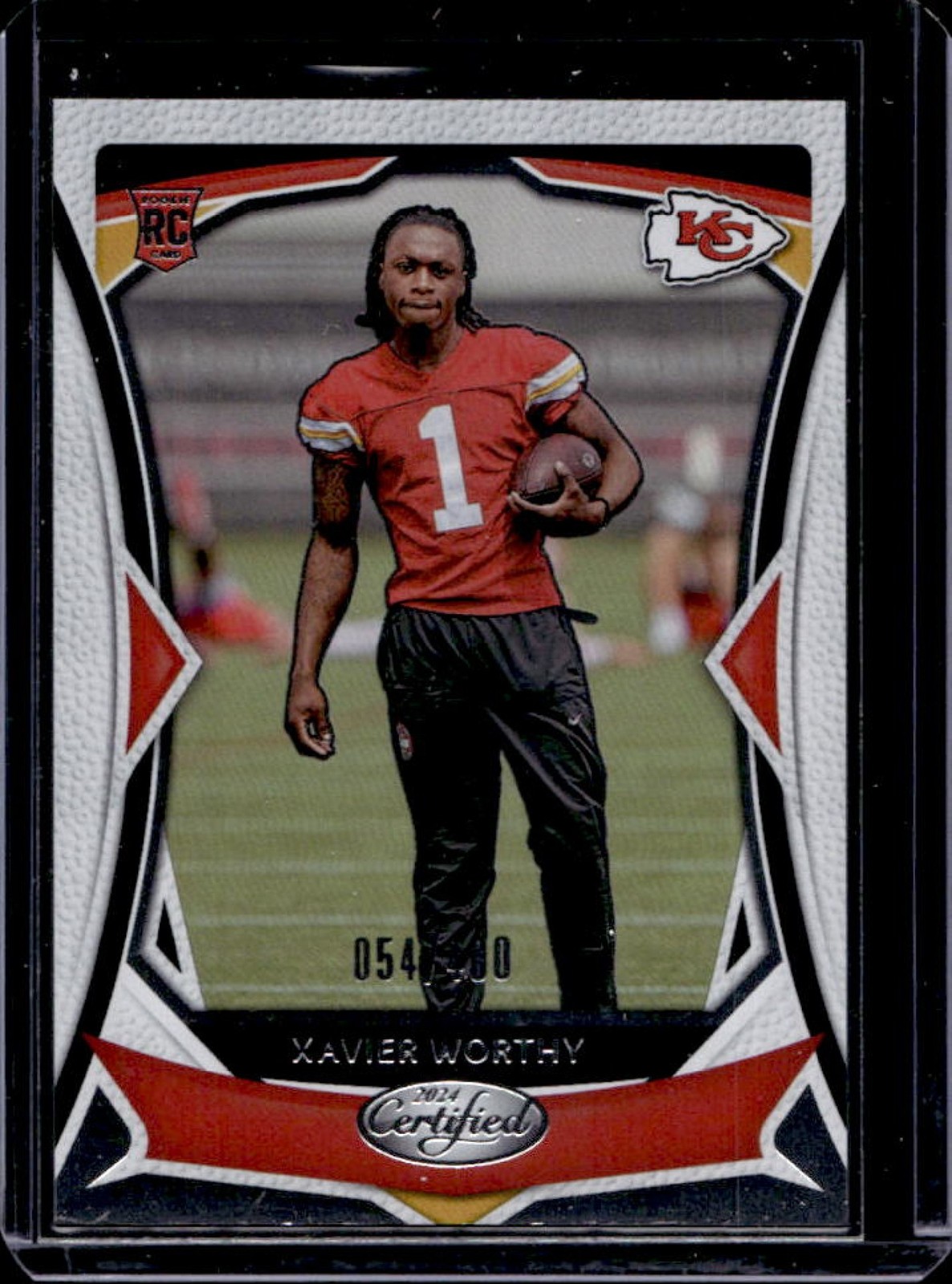 2024 Certified Xavier Worthy Rookies RC Rookie #/400 Chiefs