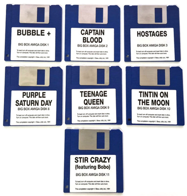   *** 7x Original Commodore Amiga Spiele-Disketten aus der Big Box Serie ***  