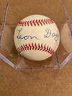 Leon Day  Eagles HOF signed auto baseball PSA/DNA  OAL Bobby Brown ball