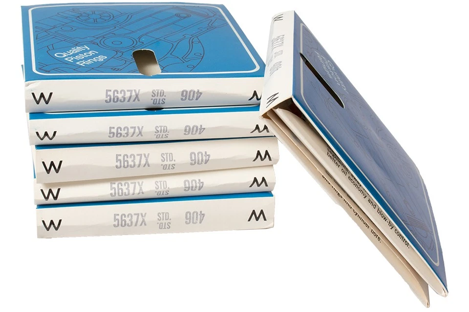 Juego de anillos de pistón de motor TRW para Dodge Dart Plymouth Fury 1960-74 modelo ID T7831X Foto 2 de 4