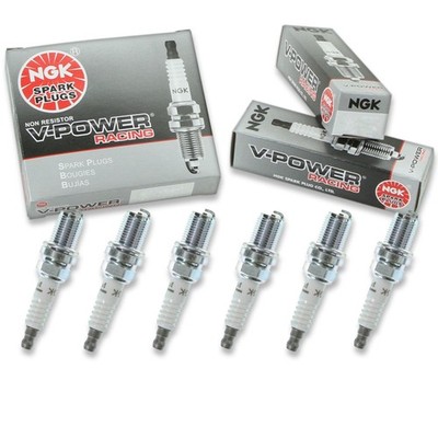 6pcs NGK 5238 V-Power Racing R5671A-9 Inboard Marine Spark Plug Tune Up Kit cm