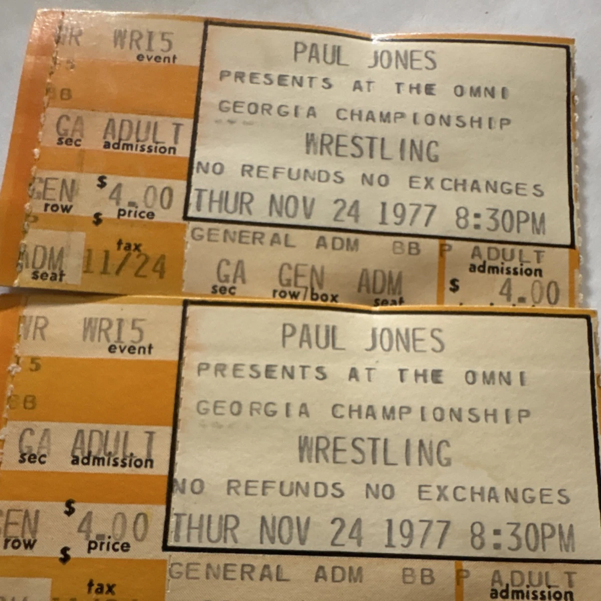 Wrestling 1977 Vintage Sports Memorabilia for sale | eBay