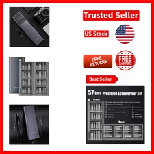 Versatile 57-in-1 Screwdriver Kit with Magnetic Tips for MacBook, iPhone, & More