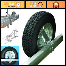 Heavy Duty Side Mount Spare Tire Carrier For Trailer - Fits 45 Lug Wheels Up To
