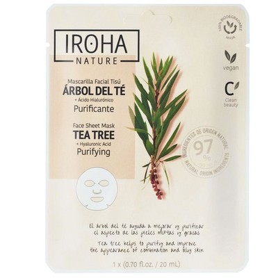 IROHA Tea Tree Purifying Gesichtsmaske   1 Stk.