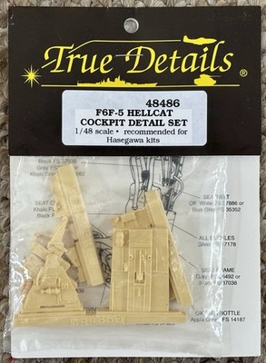 1/48 True Details F6F-5 Hellcat 48486 Cockpit Set